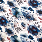 Double Gauze Musselin Digital Flower Bouquet